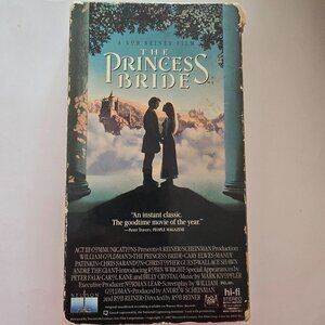 The Princess Bride VHS Tape Rob Reiner Film 1987 Hi-Fi Stereo Vintage Movie Clas